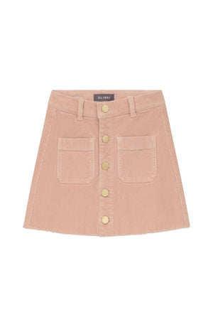 Rose Corduroy Skirt