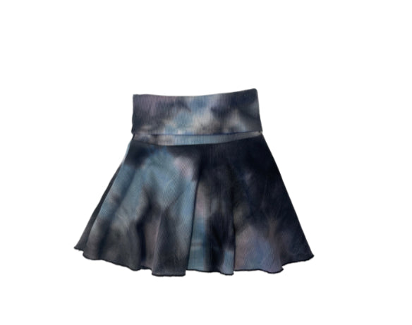 Black & Lavender Thermal skirt