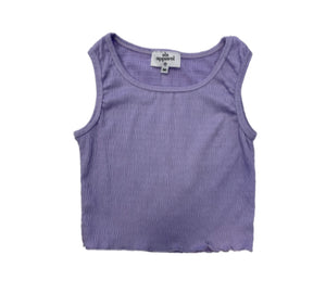 Lilac Pucker Tank Top