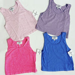 SLS Crop Tank Top- Multiple Colors